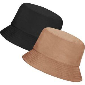 Bucket Hat for Women Men Black/Khaki